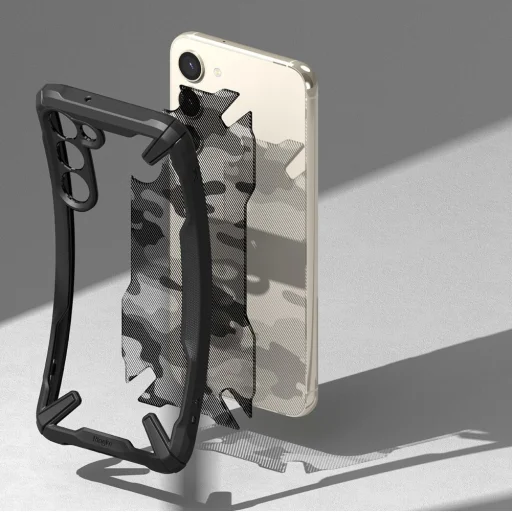 Samsung Galaxy S23 Plus Ringke Fusion X tok terepmintás fekete - 4