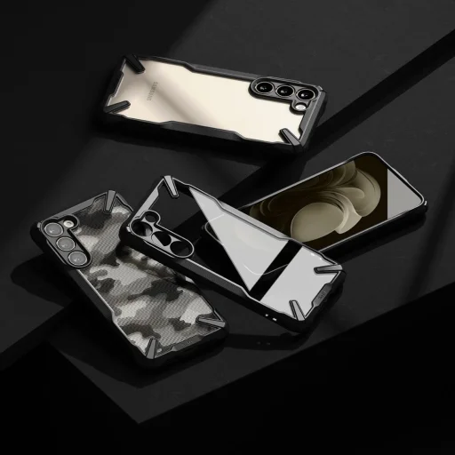 Samsung Galaxy S23 Plus Ringke Fusion X tok terepmintás fekete - 2