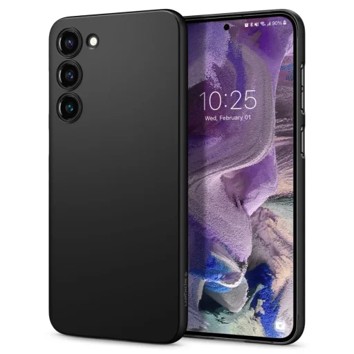 Samsung Galaxy S23 Plus Spigen AirSkin tok fekete - 1