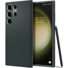 Samsung Galaxy S23 Ultra Spigen Liquid Air flexibilné TPU gélové puzdro Abyss Green (neobsahuje S Pen)