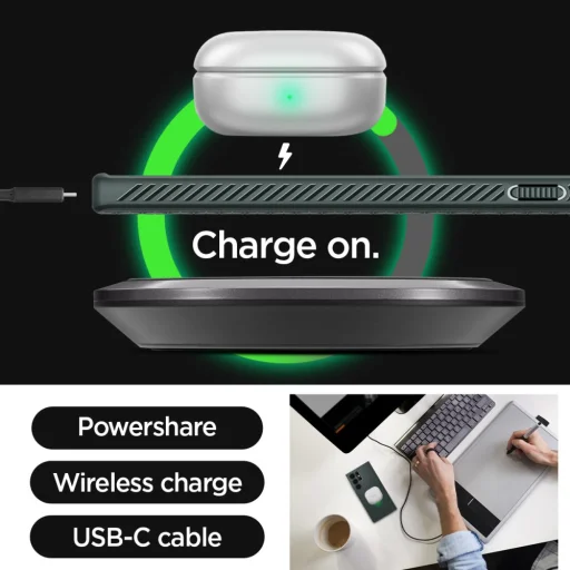 Samsung Galaxy S23 Ultra Spigen Liquid Air flexibilné TPU gélové puzdro Abyss Green (neobsahuje S Pen) - 14