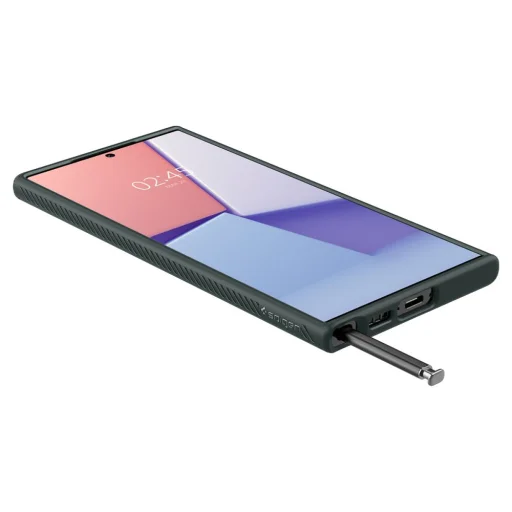 Samsung Galaxy S23 Ultra Spigen Liquid Air flexibilné TPU gélové puzdro Abyss Green (neobsahuje S Pen) - 2
