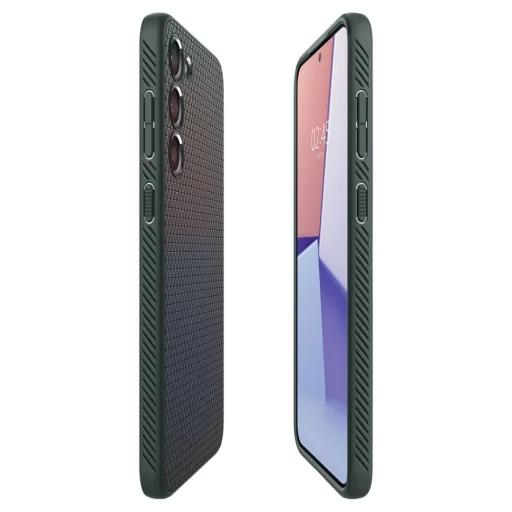 Samsung Galaxy S23 Plus Spigen Liquid Air flexibilis TPU gél tok Abyss zöld - 15
