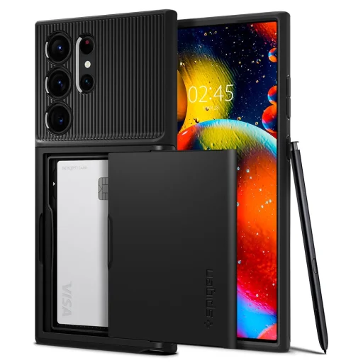 Samsung Galaxy S23 Ultra Spigen Slim Armor CS tok fekete (ACS05628) - 1