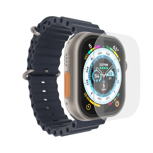 Apple Watch Ultra 49mm Next One 3D Clear kijelzővédő üvegfólia - 7