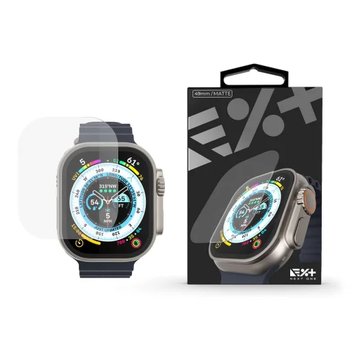 Apple Watch Ultra 49mm Next One 3D Clear kijelzővédő üvegfólia - 8