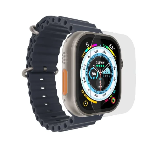 Apple Watch Ultra 49mm Next One 3D Clear kijelzővédő üvegfólia - 9
