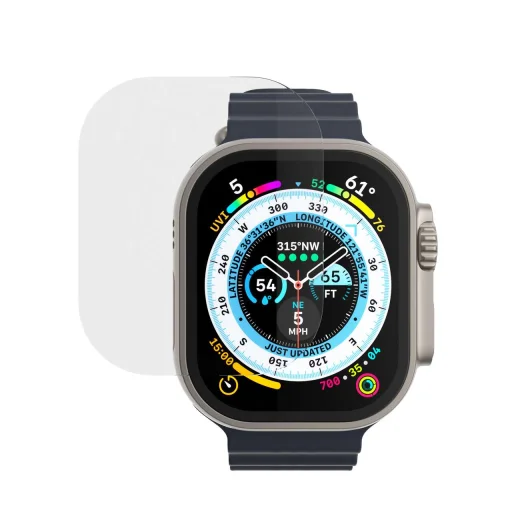 Apple Watch Ultra 49mm Next One 3D Clear kijelzővédő üvegfólia - 12
