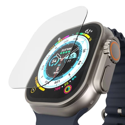 Apple Watch Ultra 49mm Next One 3D Clear kijelzővédő üvegfólia - 2