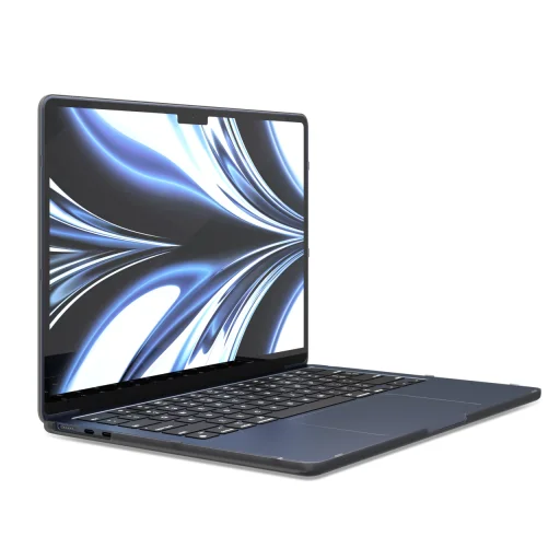 Next One Hardshell, kemény tok MacBook Air 13 M2 Retina Display 2022-höz Safeguard Smoke Black - 3