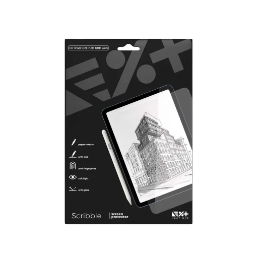 iPad 10.9'' 2022 (10. generáció) Next One Scribble kijelzővédő fólia (papír hatású) - 3