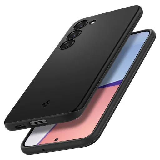 Samsung Galaxy S23 Plus Spigen Thin Fit ultravékony tok fekete - 5