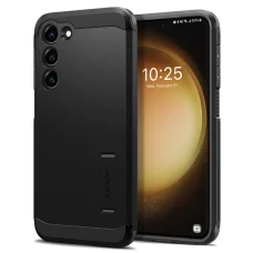 Samsung Galaxy S23 Plus puzdro Spigen Tough Armor s vyklápacím stojanom čierne