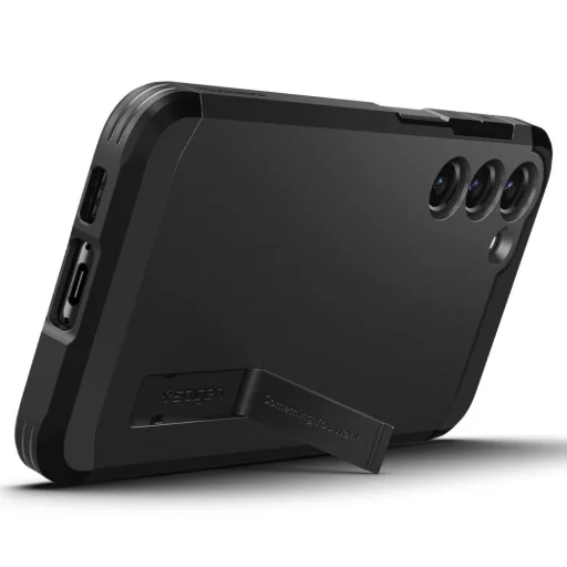 Samsung Galaxy S23 Plus Spigen Tough Armor tok kihajtható támasszal fekete - 15