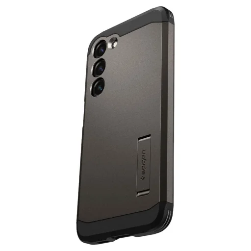Samsung Galaxy S23 Plus Spigen Tough Armor tok kihajtható támasszal Gunmetal színben - 16