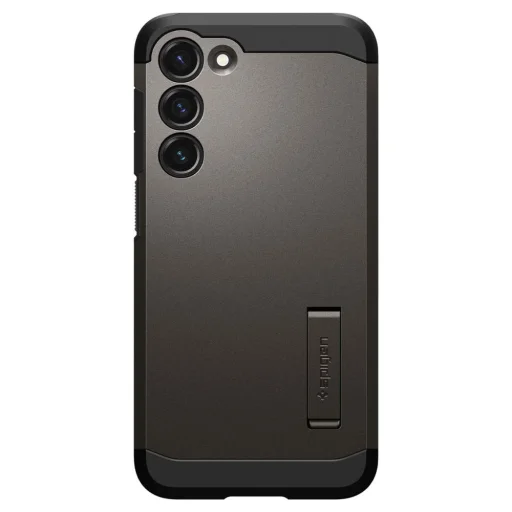 Samsung Galaxy S23 Plus Spigen Tough Armor tok kihajtható támasszal Gunmetal színben - 9