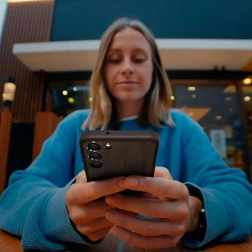 Samsung Galaxy S23 Plus Spigen Ultra Hybrid tok matt fekete (ACS05669) - 4