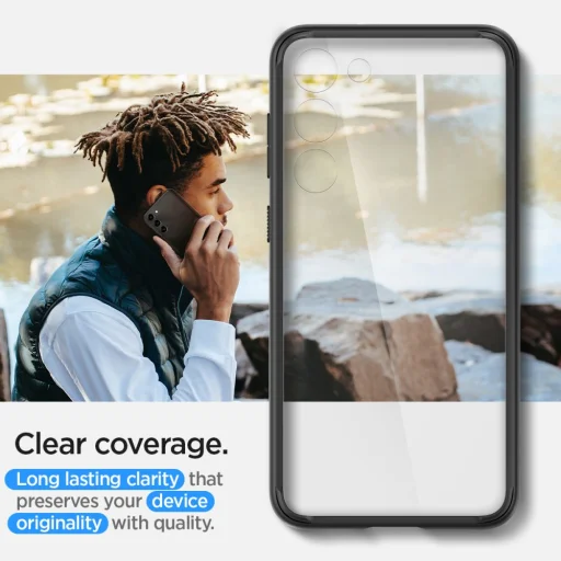 Samsung Galaxy S23 Plus Spigen Ultra Hybrid tok matt fekete (ACS05669) - 7