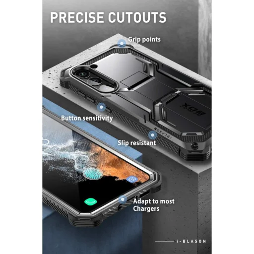 Samsung Galaxy S23 Supcase IBLSN Armorbox tok fekete - 2