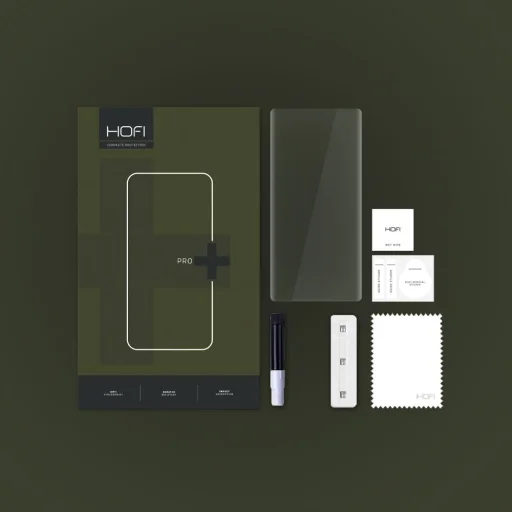 Samsung Galaxy S23 Ultra Hofi Glass Pro+ Hybrid temperált üvegfólia fekete - 3