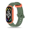 Xiaomi Mi Band 5 / 6 / 6 NFC / 7 Tech-Protect Iconband szíj katonai zöld/narancs thumbnail