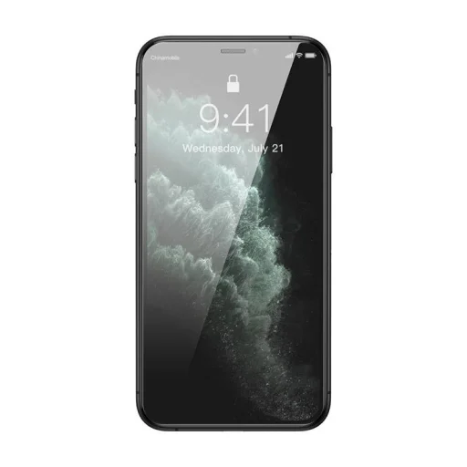iPhone X / XS / 11 Pro Baseus Crystal kijelzővédő üvegfólia 0.3mm (2db) - 3