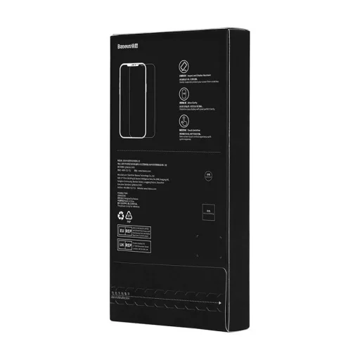 iPhone X / XS / 11 Pro Baseus Crystal kijelzővédő üvegfólia 0.3mm (2db) - 7