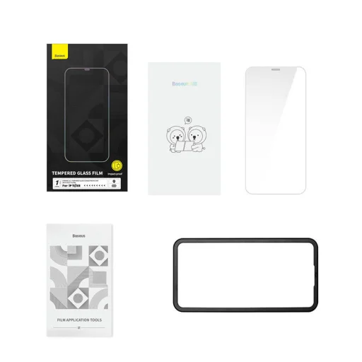 iPhone 11 / XR Pro Baseus Corning kijelzővédő üvegfólia 0.4mm  - 2