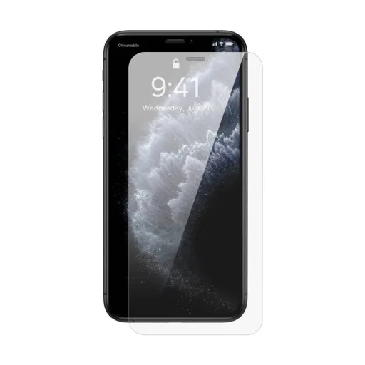 iPhone XS Max / 11 Pro Max Baseus Corning kijelzővédő üvegfólia 0.4mm (2db) - 1