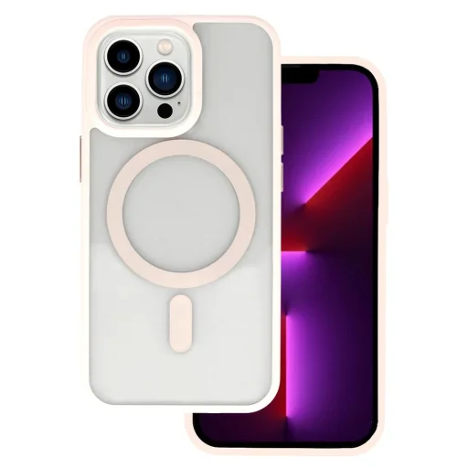 iPhone 13 Pro Idear W18 MagSafe kompatibilis tok rózsaszín - 1