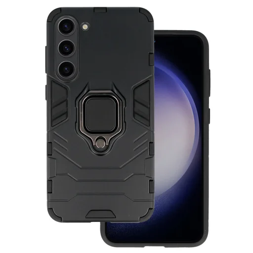 Samsung Galaxy S23 Plus Ring Armor tok kihajtható támasszal fekete - 7