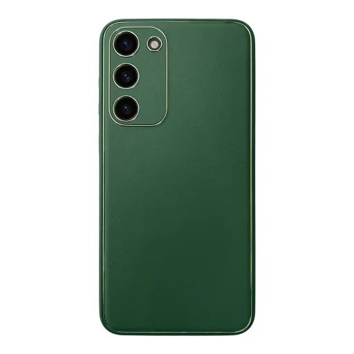 Samsung Galaxy S23 Plus Tel Protect Luxury szilikon tok Sötétzöld - 1