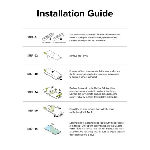 Samsung Galaxy S23 Ultra Ringke Dual Easy 2x kijelzővédő PET fólia - 5