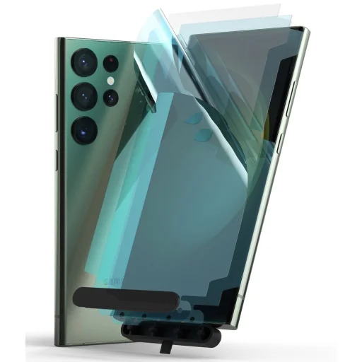 Samsung Galaxy S23 Ultra Ringke Dual Easy 2x kijelzővédő PET fólia - 7