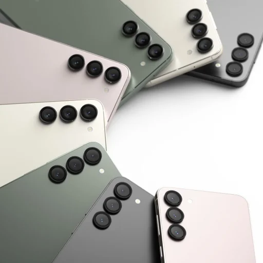 Samsung Galaxy S23/S23 Plus Ringke kameralencsevédő üvegfólia fekete - 4