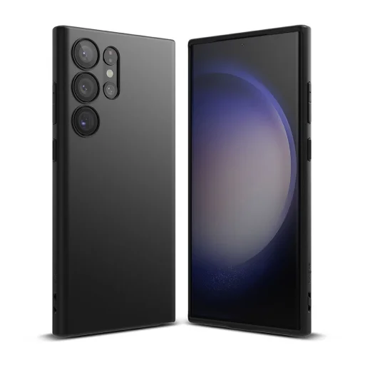 Samsung Galaxy S23 Ultra Ringke Air S Ultravékony TPU gél tok fekete - 1