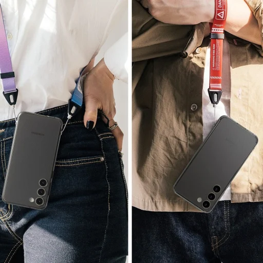 Samsung Galaxy S23 Ringke Fusion PC és TPU tok smoke black - 6