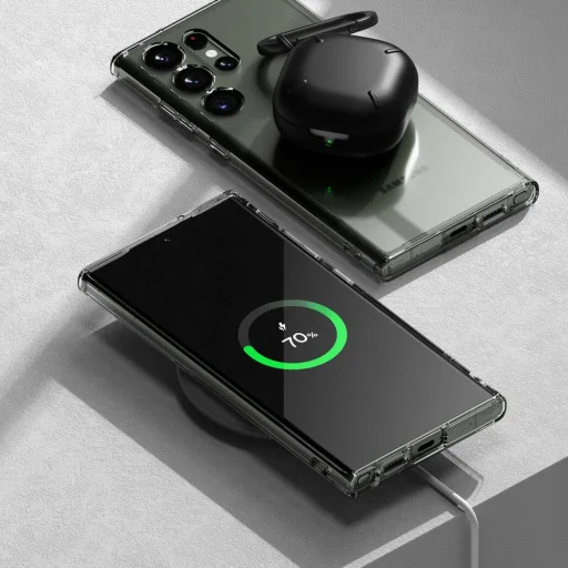 Samsung Galaxy S23 Ultra Ringke Fusion PC és TPU tok matt áttetsző - 7