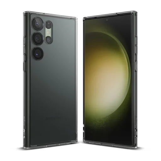 Samsung Galaxy S23 Ultra Ringke Fusion PC és TPU tok smoke black - 2