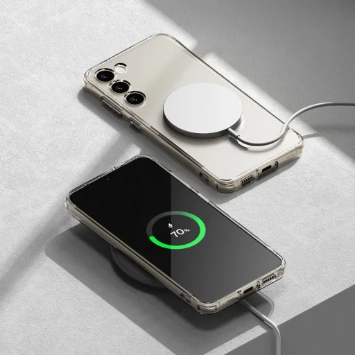 Samsung Galaxy S23 Ringke Fusion Magnetic PC és TPU tok átlátszó - 4