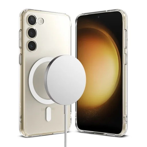 Samsung Galaxy S23 Ringke Fusion Magnetic PC és TPU tok átlátszó - 1