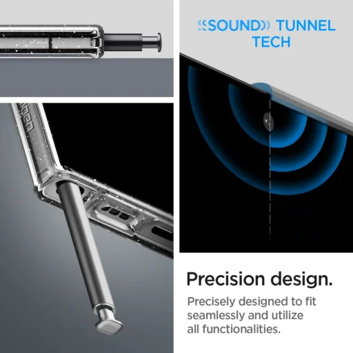 Samsung Galaxy S23 Ultra Spigen Liquid Crystal tok Glitter Crystal (S Pent nem tartalmaz) - 9