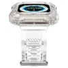 Apple Watch Ultra (49 mm) Spigen Rugged Armor Pro szíj és tok Crystal Clear thumbnail