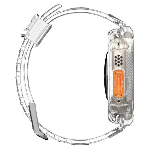 Apple Watch Ultra (49 mm) Spigen Rugged Armor Pro szíj és tok Crystal Clear - 12