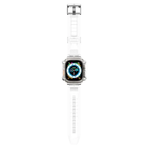 Apple Watch Ultra (49 mm) Spigen Rugged Armor Pro szíj és tok Crystal Clear - 2