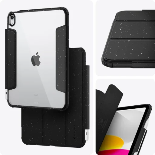 iPad 10.9 2022 Spigen Ultra Hybrid Pro tok Speckled Grey - 4