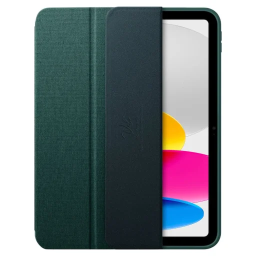iPad 10.9 2022 Spigen Urban Fit tok Midnight green színben (ACS05308) - 5