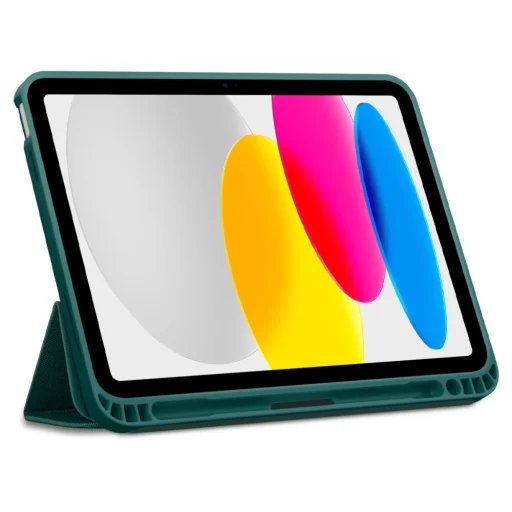 iPad 10.9 2022 Spigen Urban Fit tok Midnight green színben (ACS05308) - 6