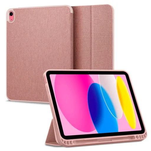 iPad 10.9 2022 Spigen Urban Fit tok Rose gold színben (ACS05307) - 1