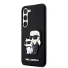 Samsung Galaxy S23 Plus Karl Lagerfeld PU Saffiano Karl és Choupette NFT tok fekete (KLHCS23MSANKCPK) thumbnail
